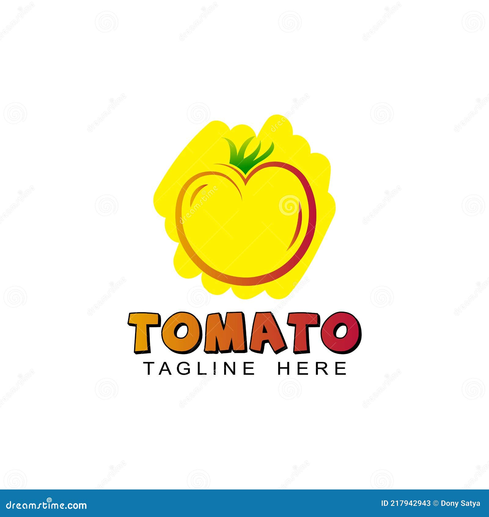 Tomato Logo Template Design Vector Stock Vector Illustration of