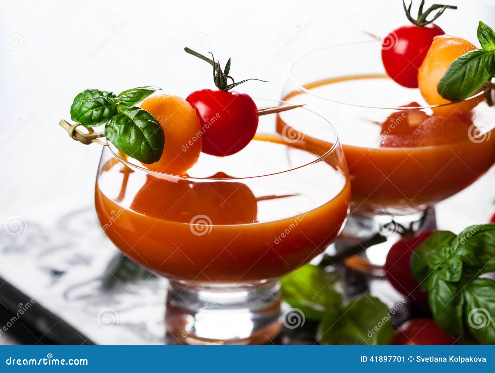 TomatoMelon Gazpacho soup stock image. Image of gazpacho 41897701