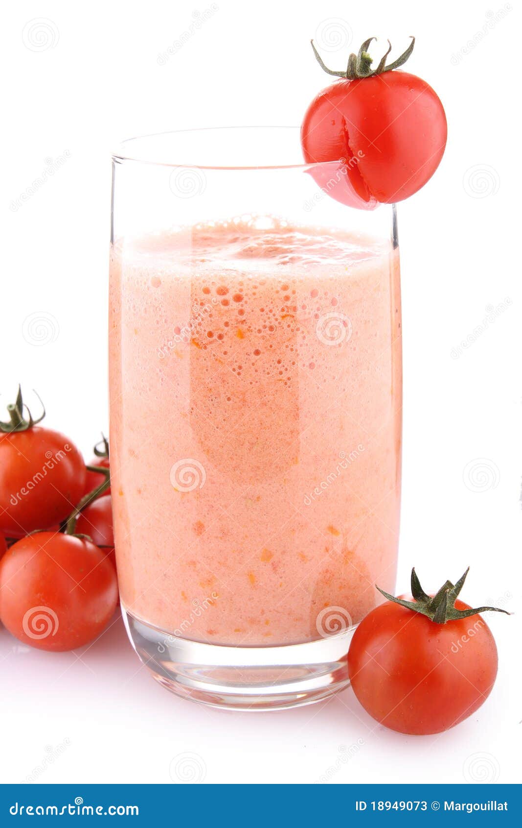 Tomato milkshake stock image. Image of background, white 18949073