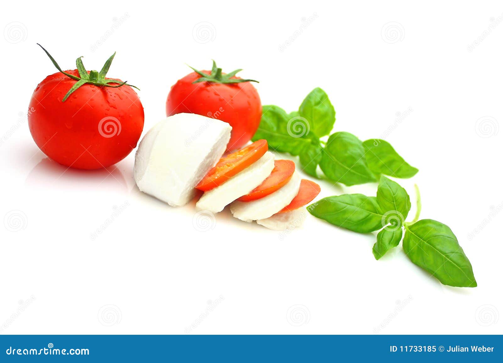 Tomato mozzarella stock image. Image of bocconcini, close 11733185