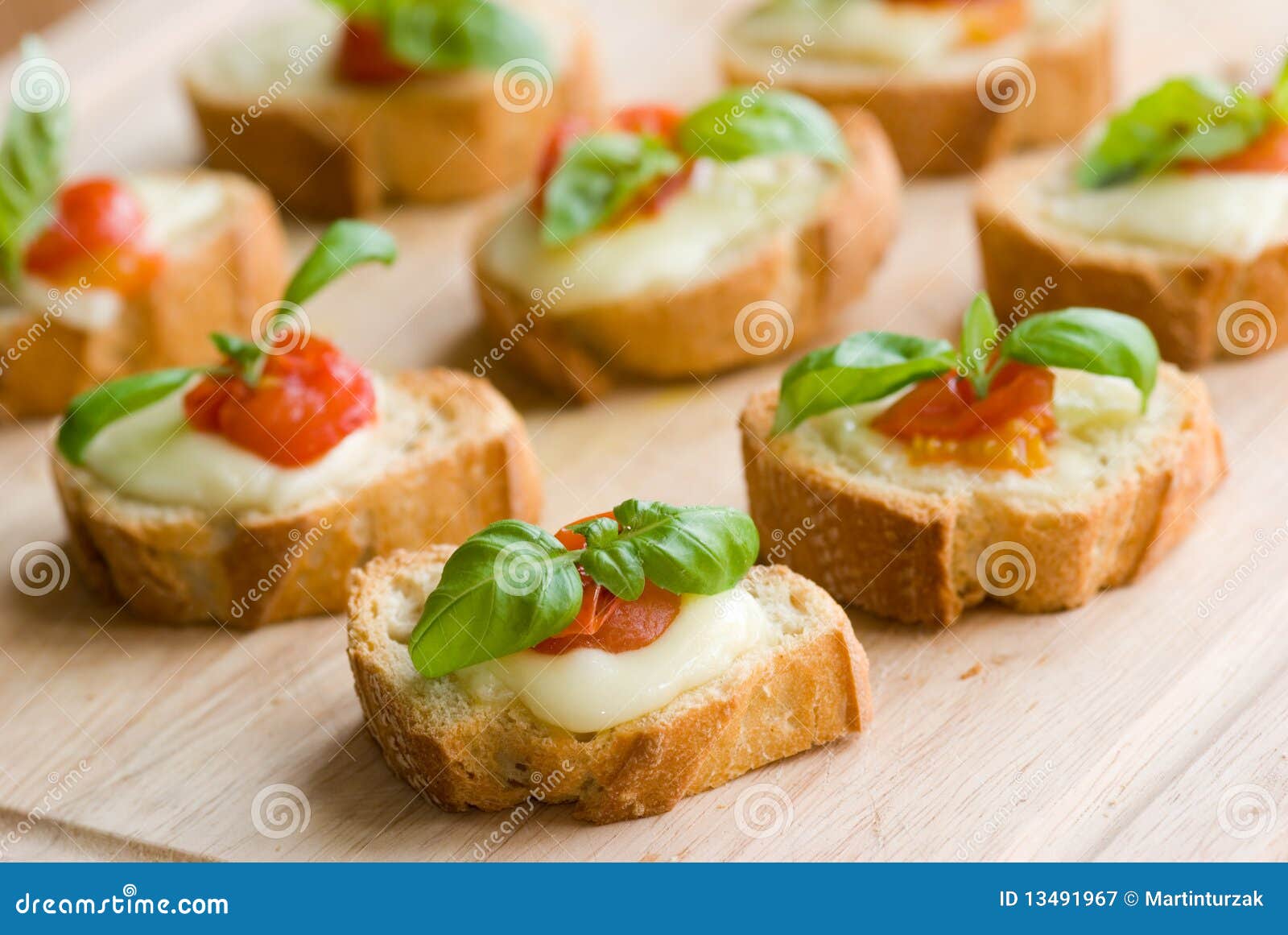Tomato Mozzarella and Baguette Stock Image Image of gourmet, starter