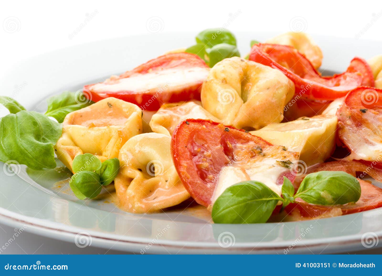 Tomato Mozzarella Noodle Gratin Stock Image Image of gratin