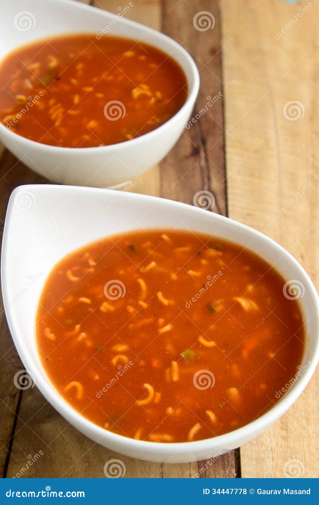 Tomato Noodle Soup stock photo. Image of bread, seasonal 34447778
