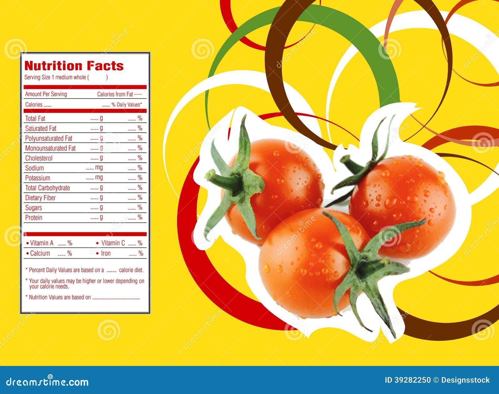 Tomato Nutrition Chart