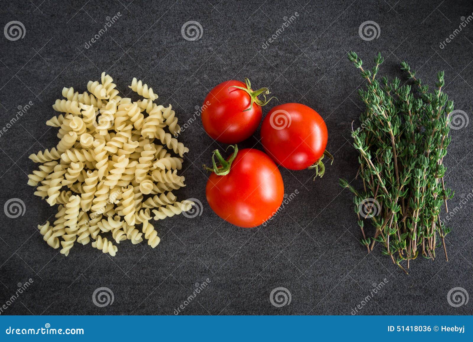 Tomato Pasta Herbs stock photo. Image of seasoning, ingredients 51418036