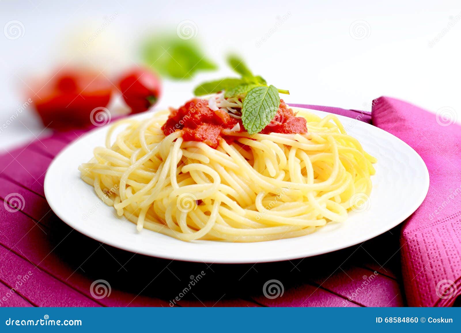 Tomato Paste stock photo. Image of spaghetti, paste, bolognese 68584860