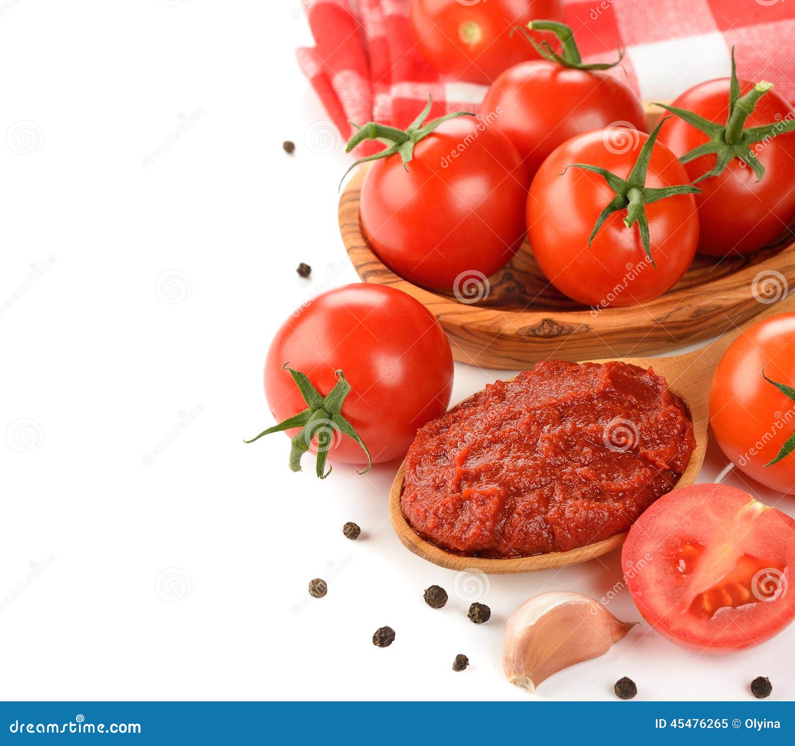 Tomato paste stock image. Image of cooking, vegetarian 45476265