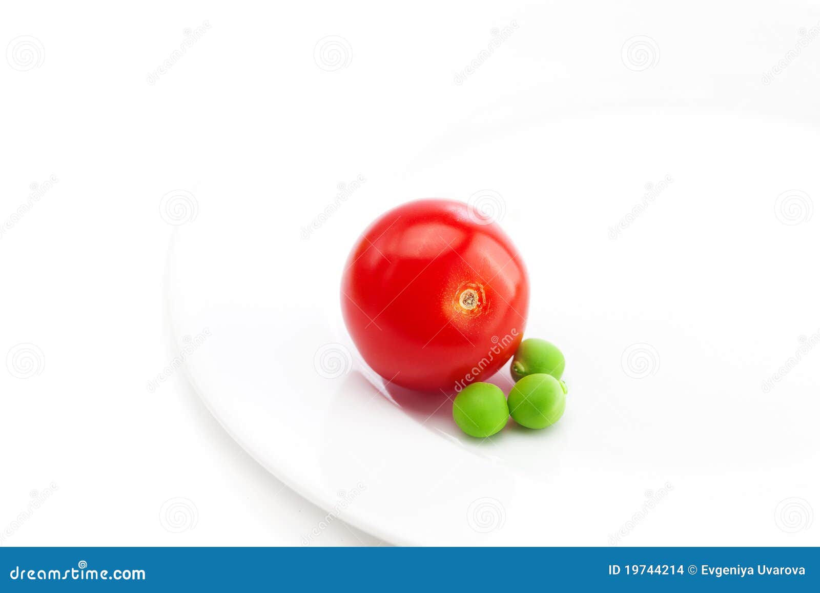 Tomato and peas stock photo. Image of color, round, food 19744214