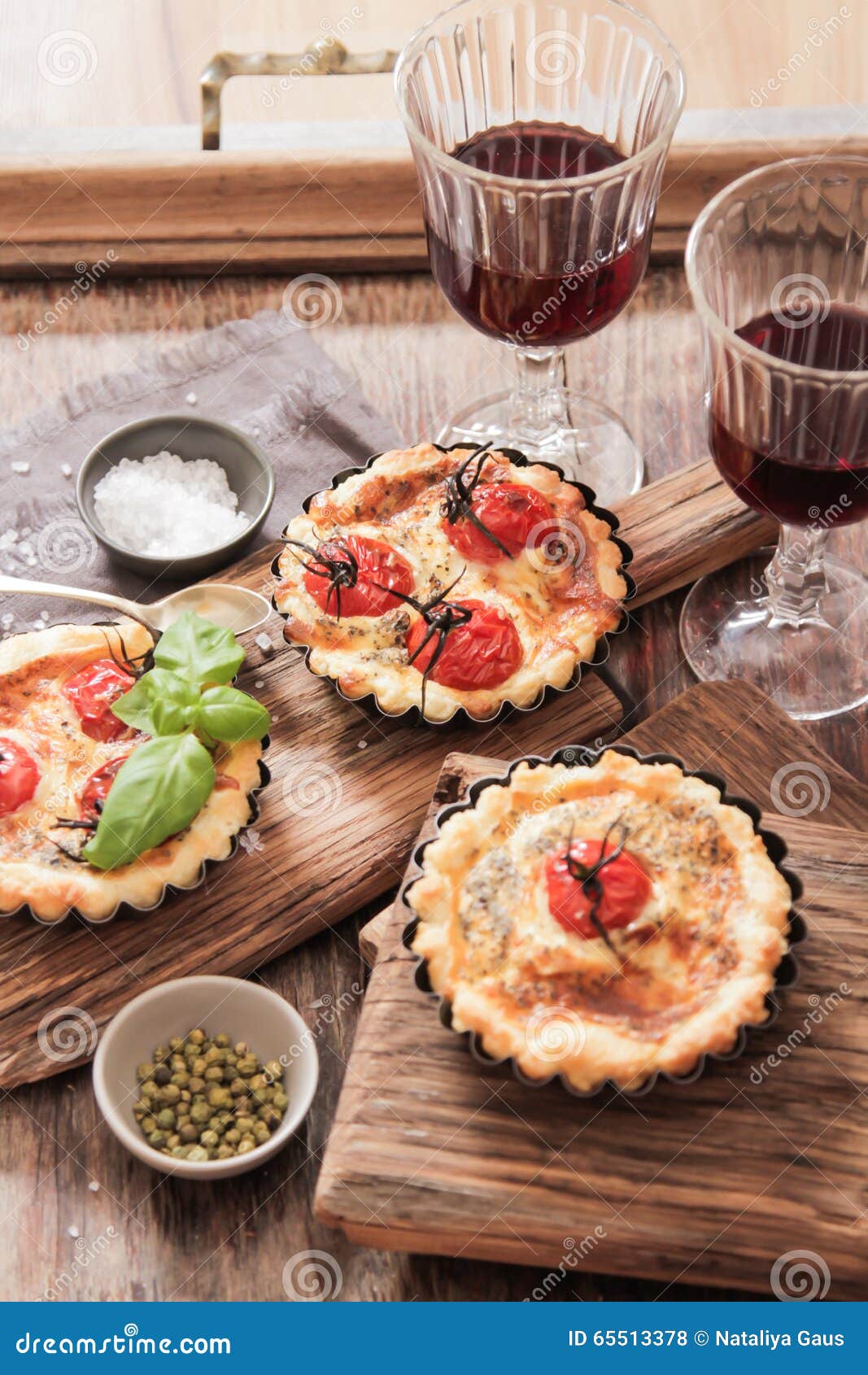 Tomato Quiche with Wine the National France Stock Photo - Image of leek ...