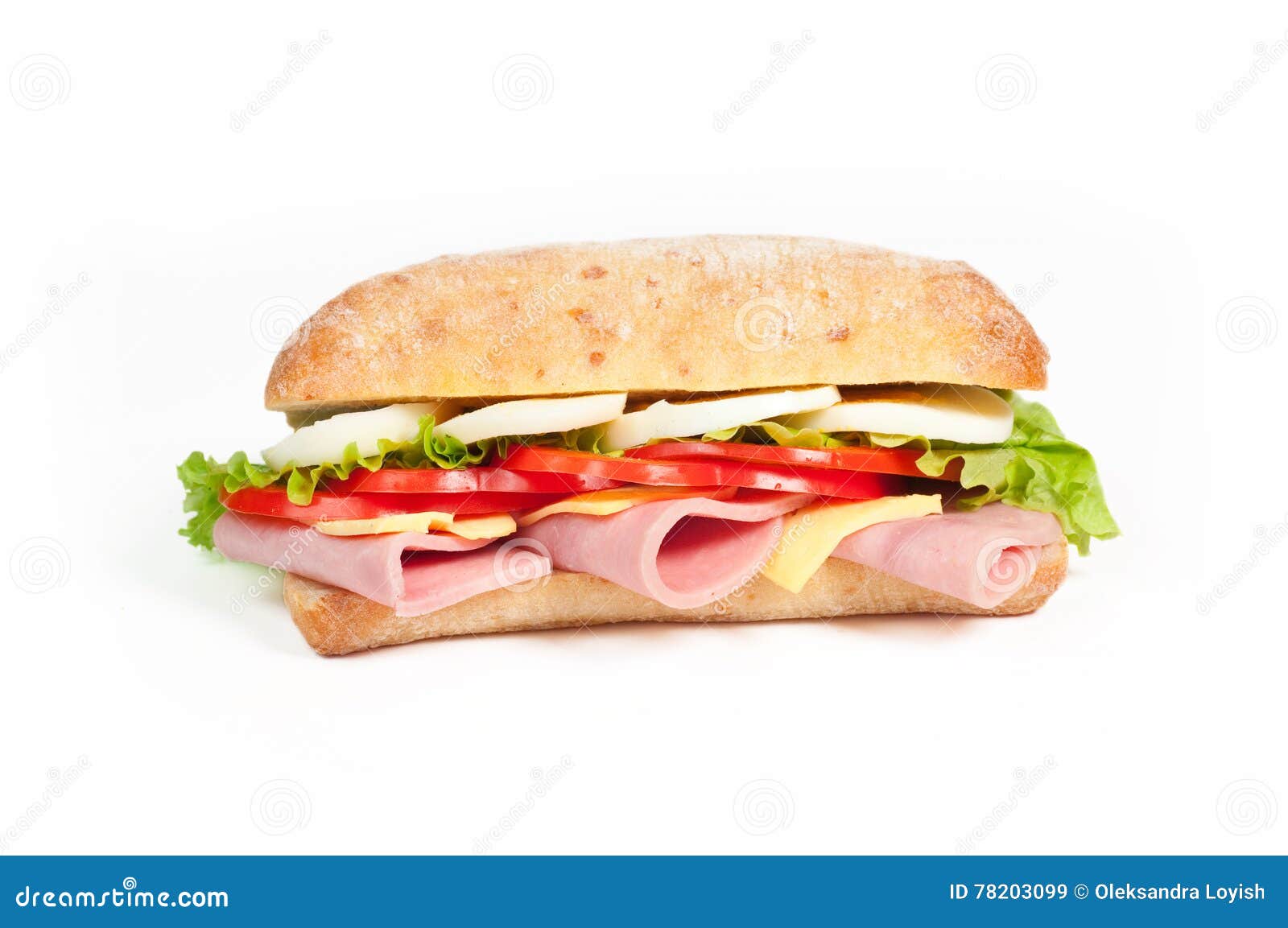 Tomato, Salami and Cheese Sandwich Stock Image Image of bread