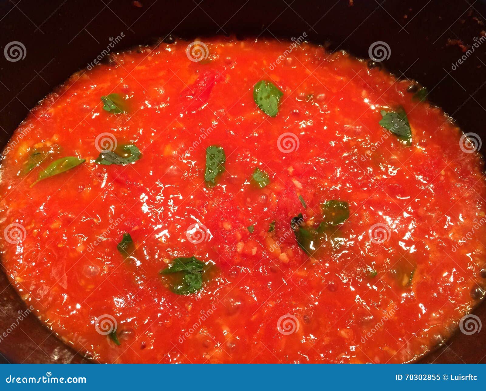Tomato sauce stock image. Image of boil, liquid, prepare 70302855