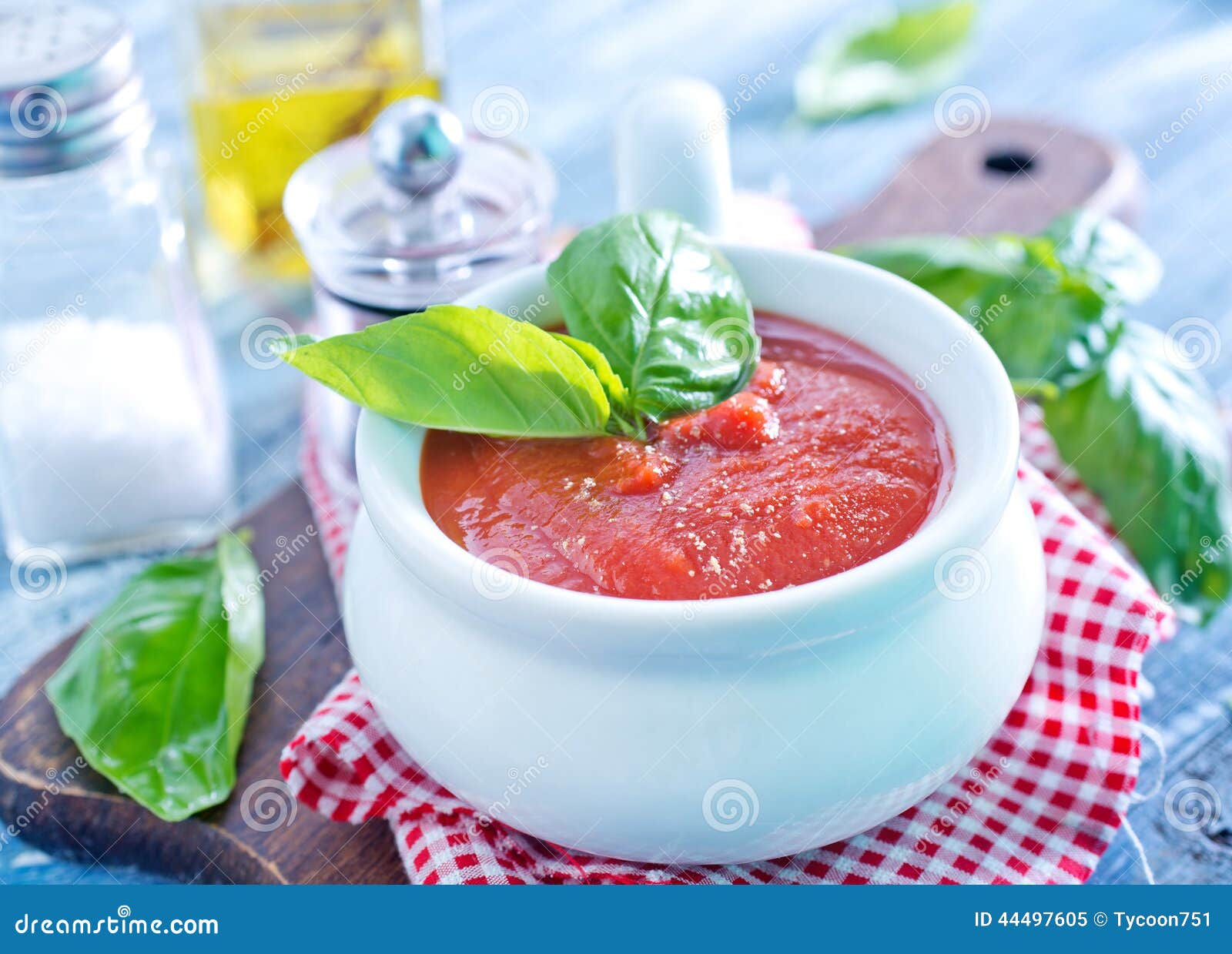 Tomato sauce stock image. Image of isolated, italy, bowl 44497605