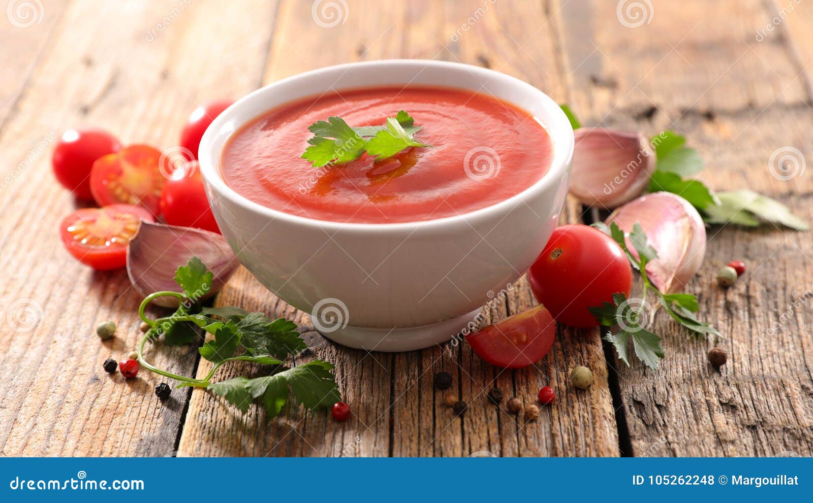 Tomato sauce stock photo. Image of soup, condiment, wood 105262248