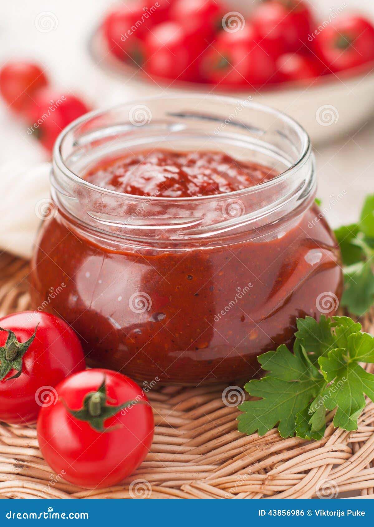 Tomato sauce (jam) stock photo. Image of spoon, ingredient 43856986