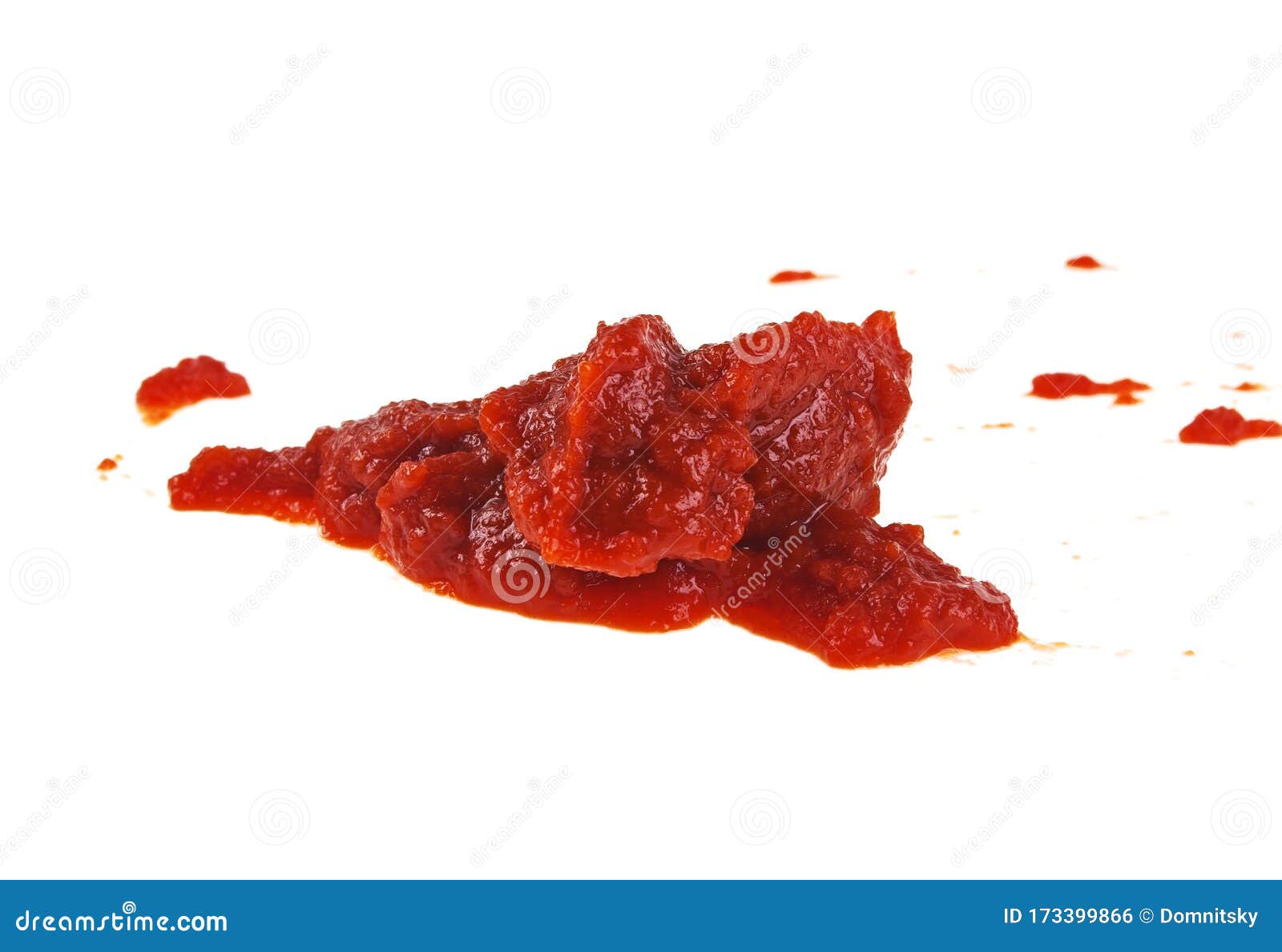 Tomato Sauce on White Background Stock Photo Image of diet, juicy