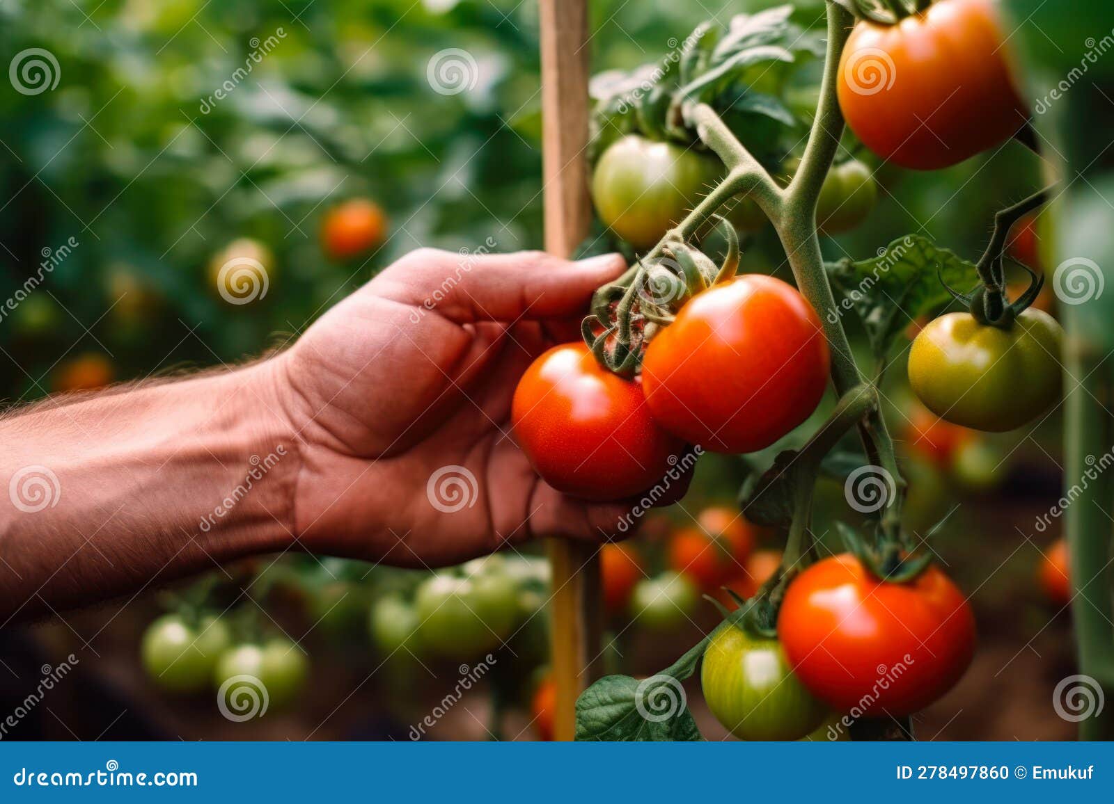 Tomato Season Harvest Generative Ai Stock Illustration Illustration
