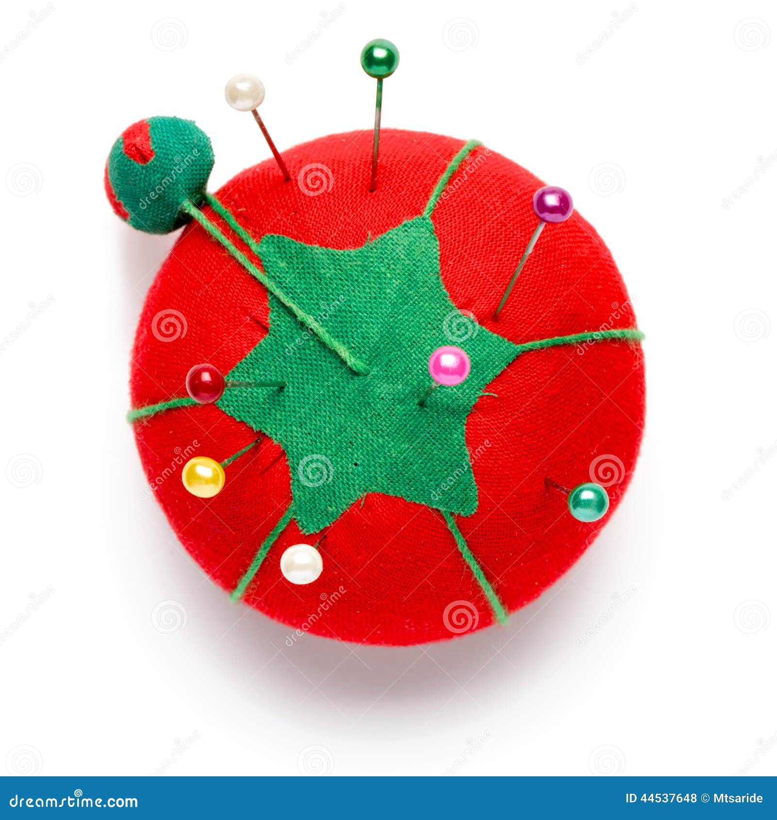 Tomato Sewing Pin Cushion stock photo. Image of darning - 44537648