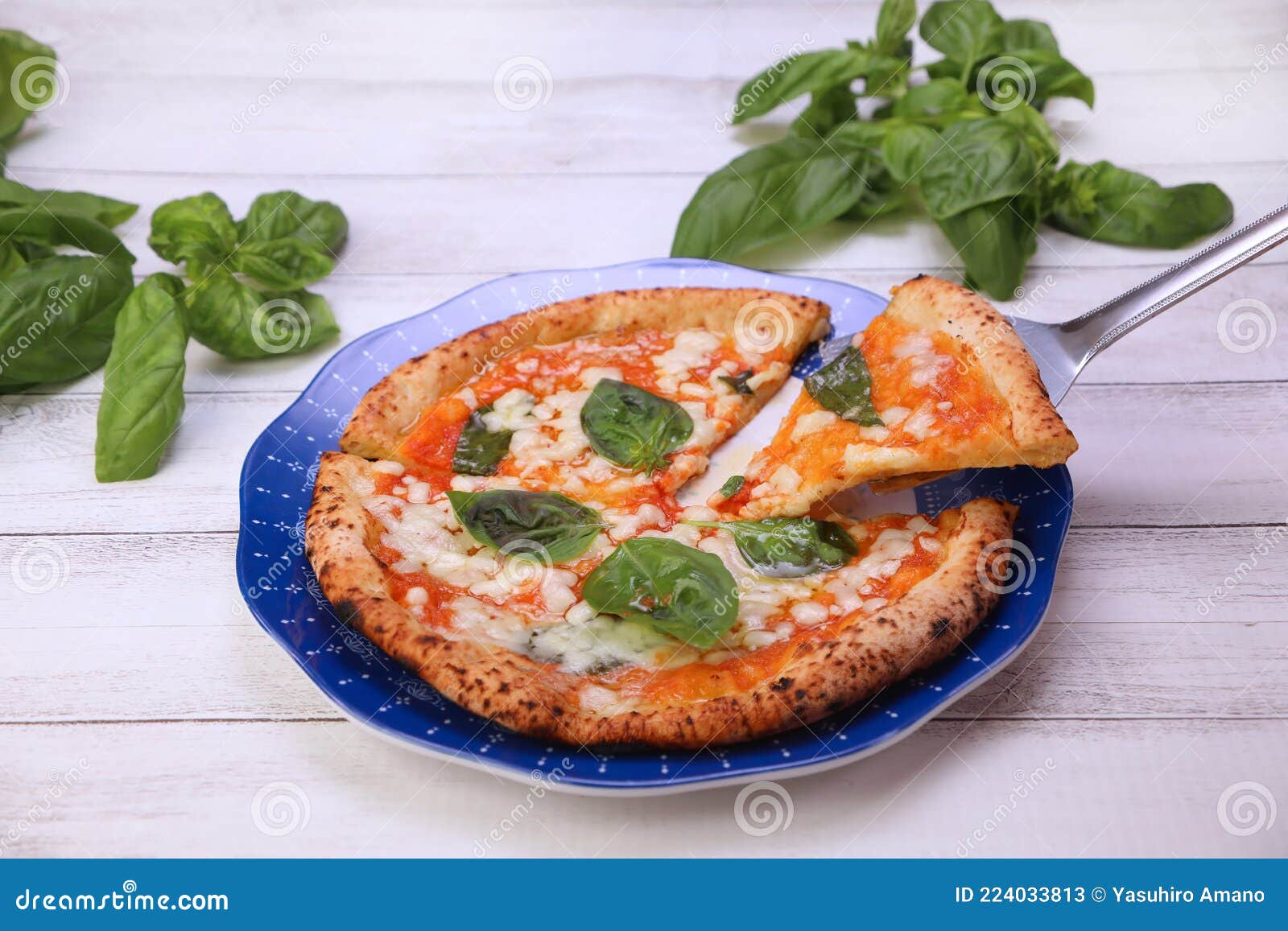 The Margherita is One of the Kinds of the Pizza of the Italian Food