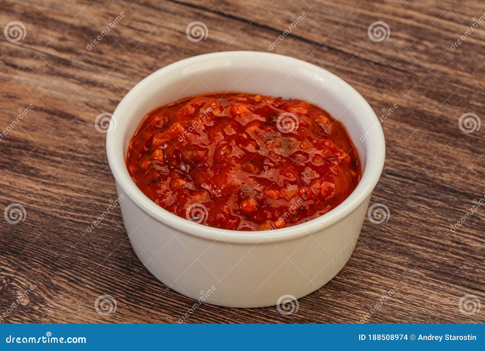 Tomato Spicy Sauce in the Bowl Stock Photo Image of tomato, recipe