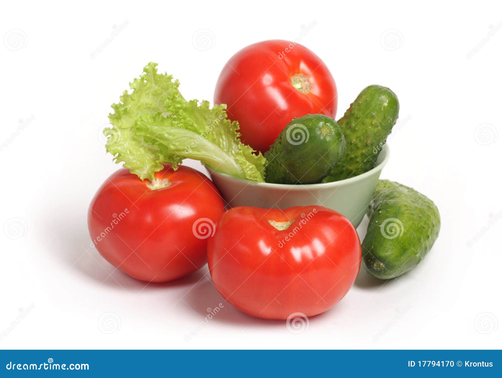 Tomatoes and cucumbers stock photo. Image of fresh, tomato 17794170