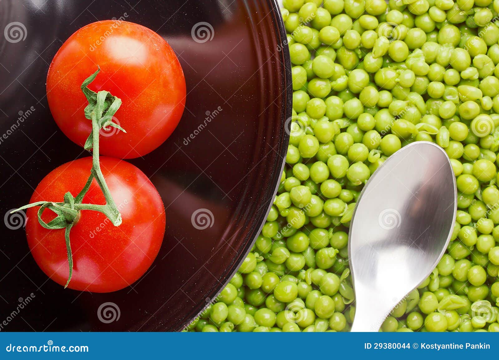 Tomatoes and Peas stock photo. Image of organic, cuisine 29380044