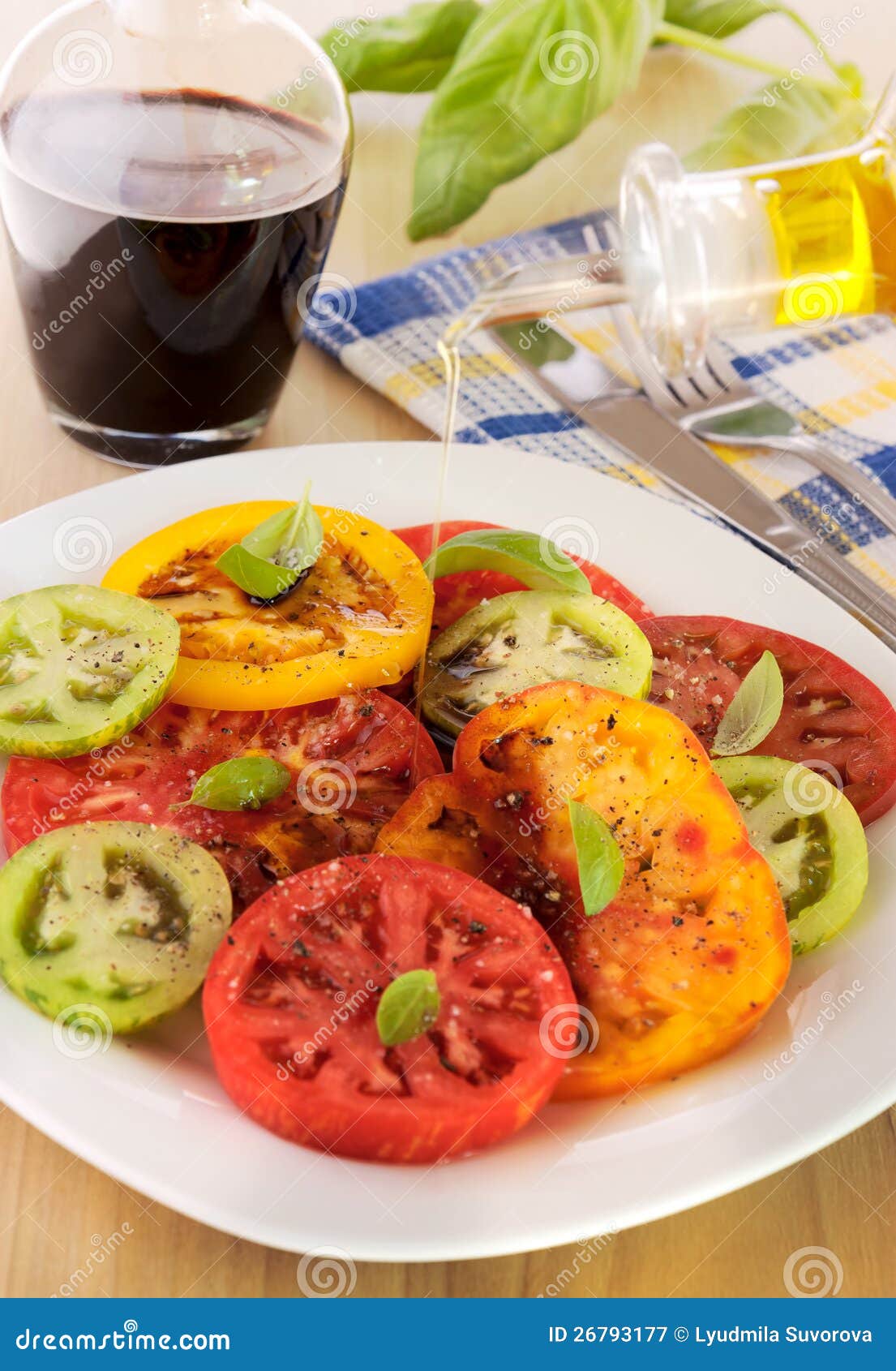 Tomatoes salad stock image. Image of organic, diet, healthy 26793177