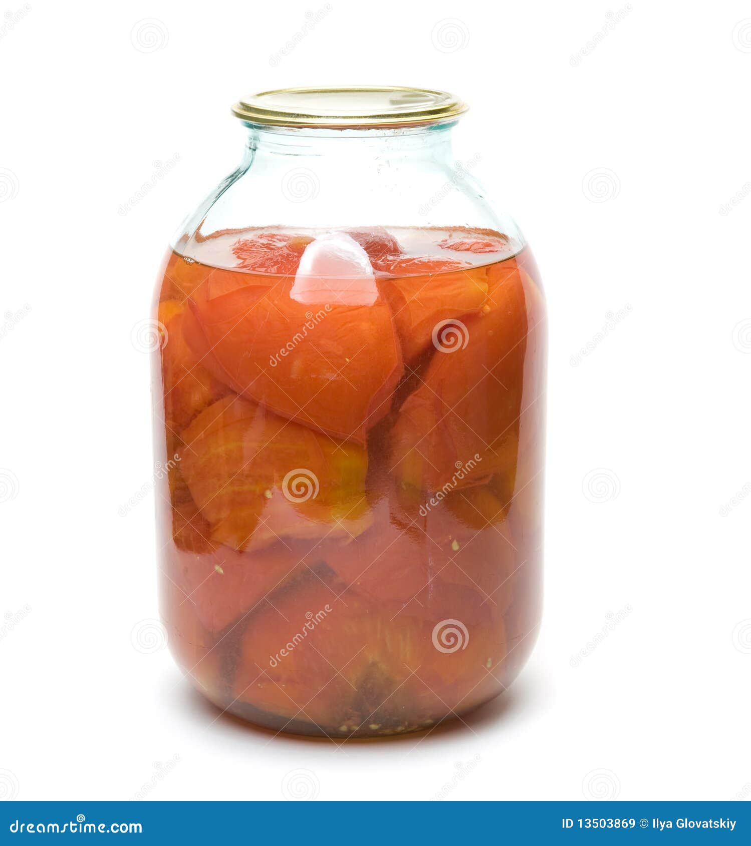 Tomatoes Tinned in Glass Bank Stock Image - Image of tomatoes, glass ...