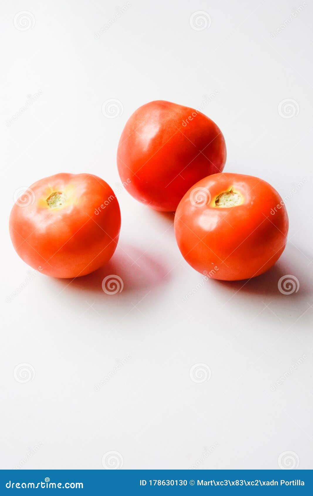 Tomatoes on White Backround Stock Photo - Image of strawberry, citrus ...