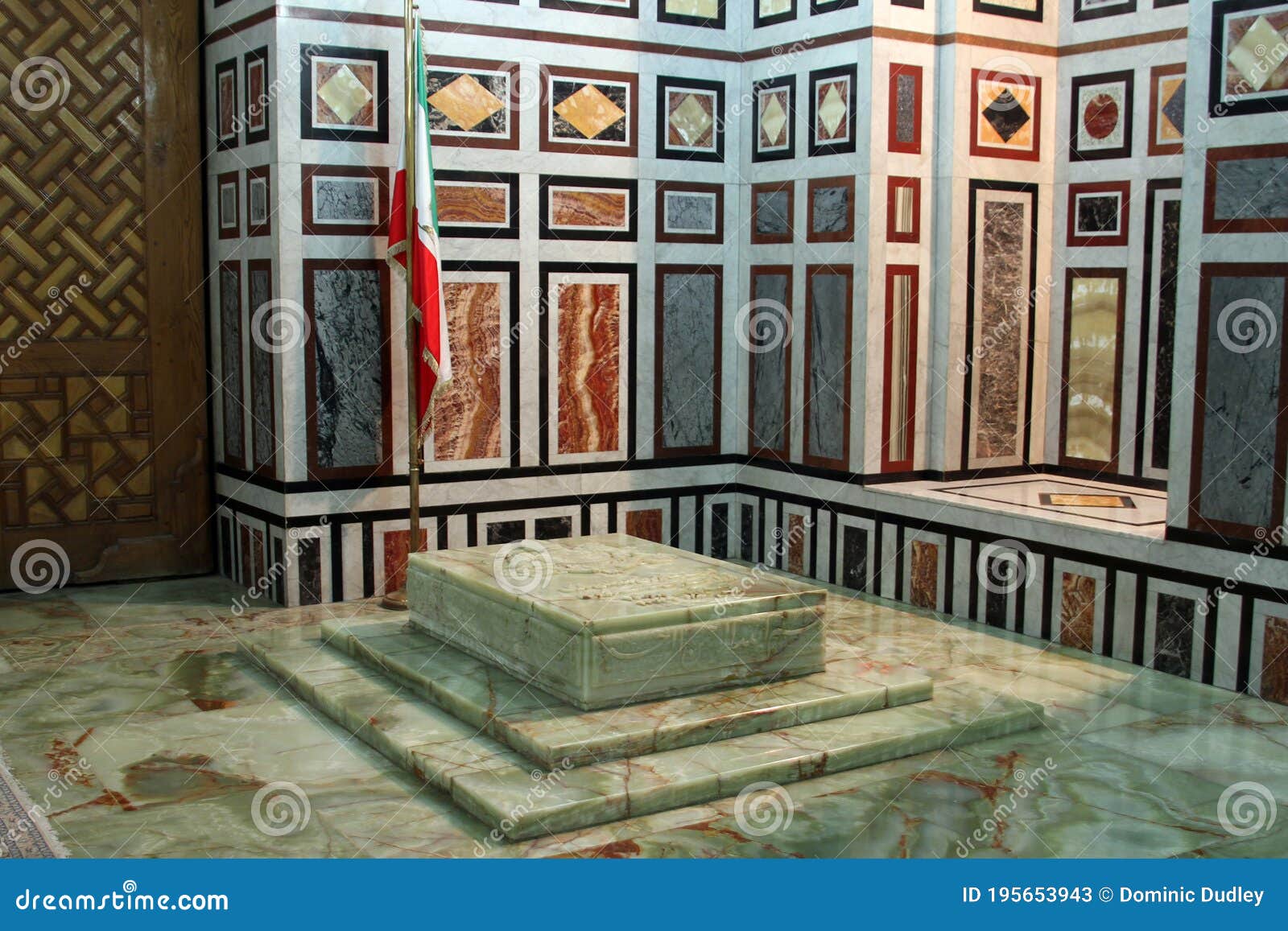 The Tomb Of Mohammad Reza Shah Pahlavi, The Last Shah Of Iran Editorial