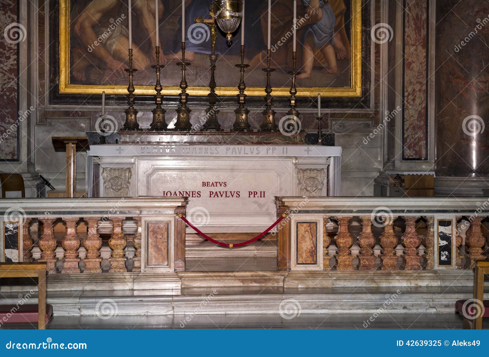 Visitare La Tomba Di Giovanni Paolo Ii Tomba Di Papa Giovanni Paolo II Vatican L'Italia Immagine Editoriale