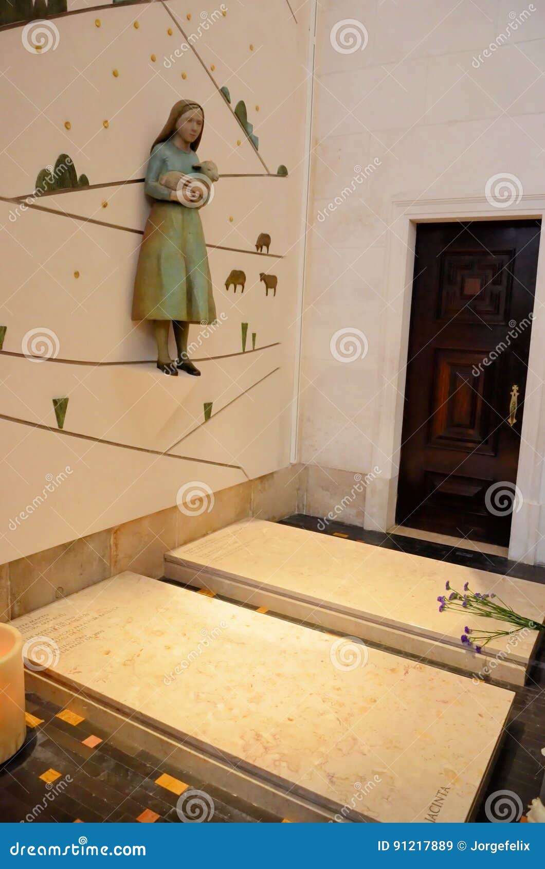 Tombs of the Shepherds of Fatima Editorial Stock Image Image of