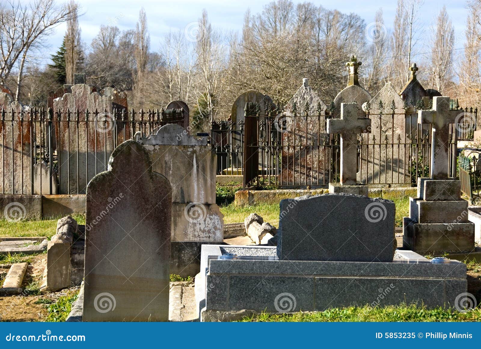 tombstones