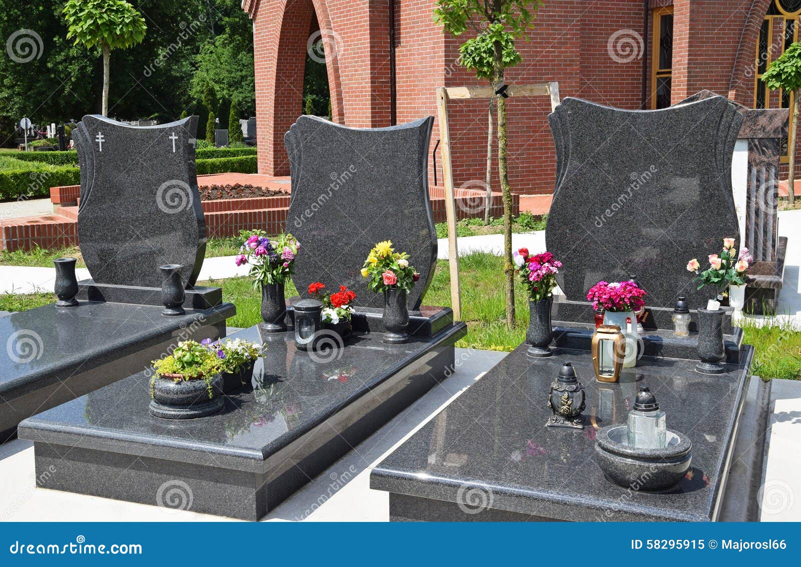 tombstones in the public cemetery