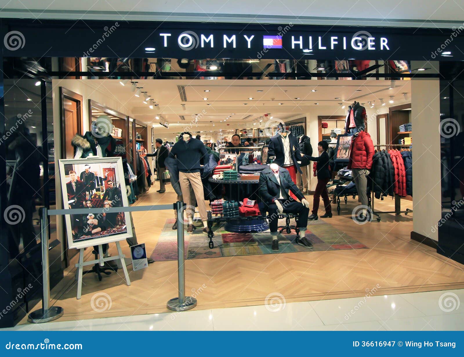 Tommy Hilfiger Shop in Hong Kong Editorial Photography - Image of