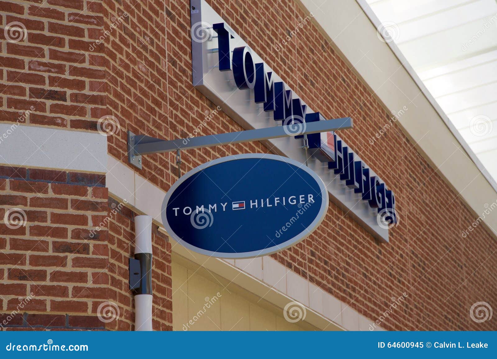 Tommy Hilfiger Shop Sign at the Tanger Outlet Mall in Southaven