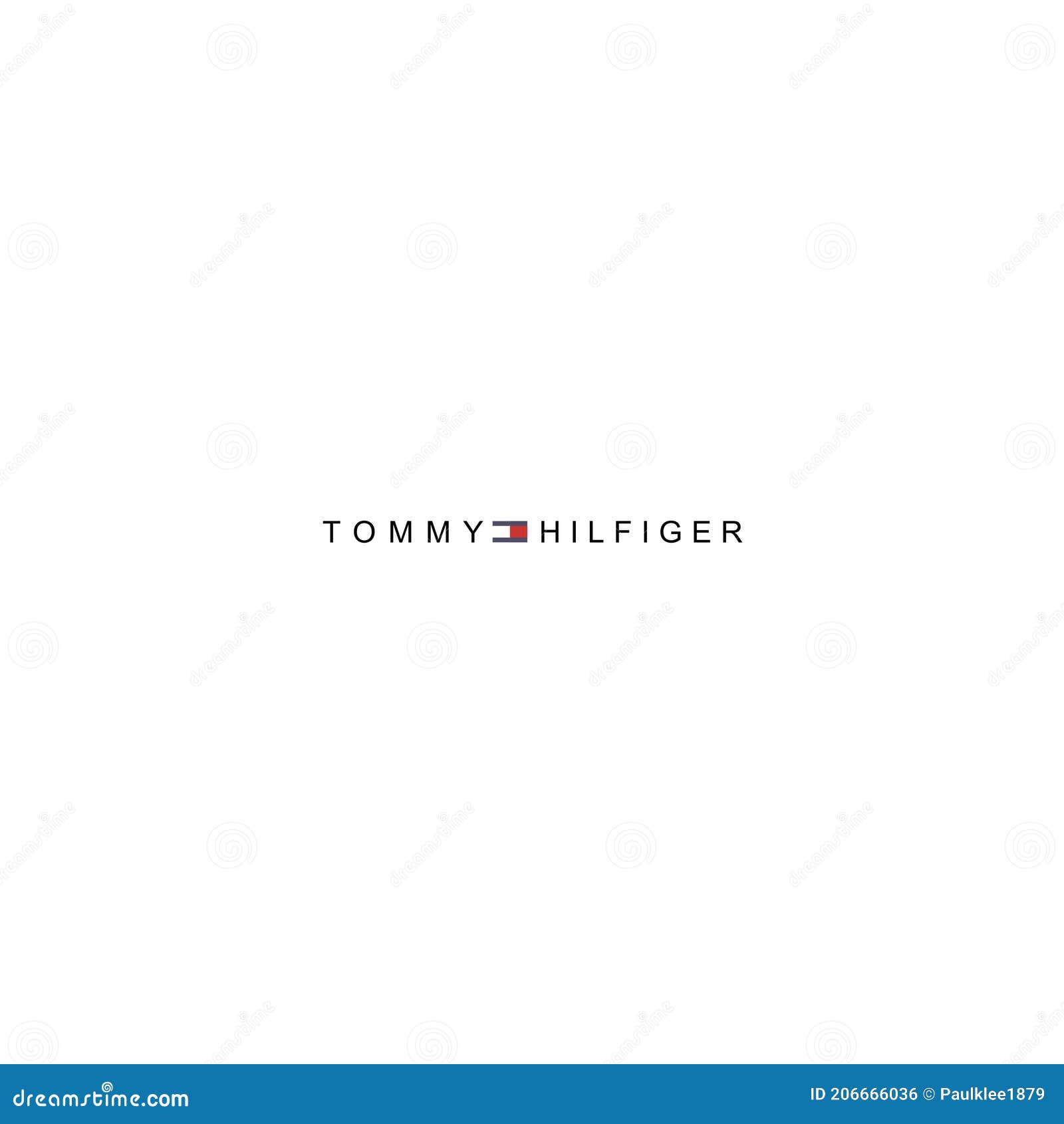 Tommy Hilfiger On White Background Editorial Illustrative Editorial ...