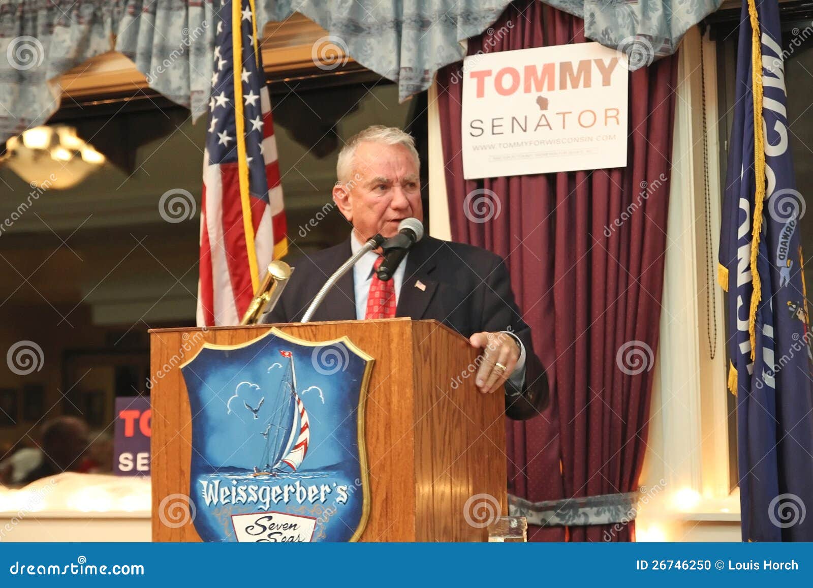 Tommy Thompson GOP Candidate for WI US Senate Editorial Image - Image ...