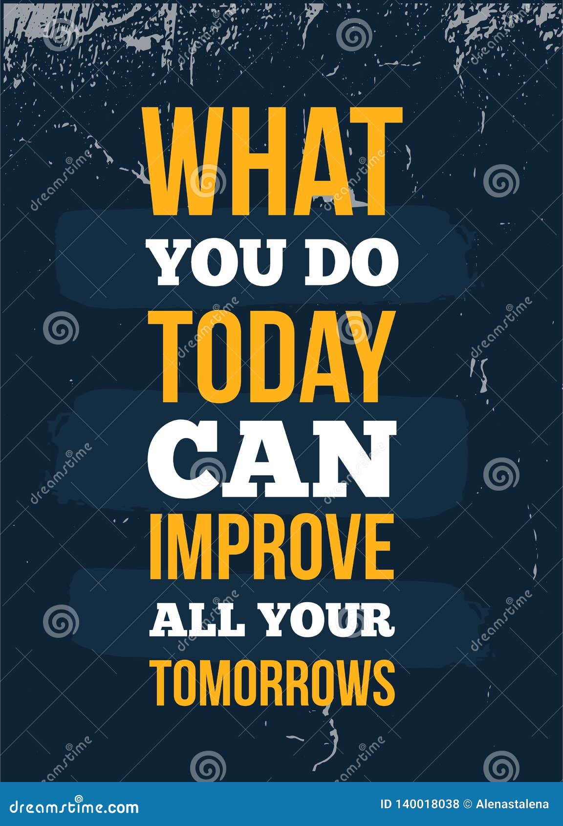 Tomorrow Poster Great Design For Any Purposes Vector Quote Inspiration For Future Stock Vector Illustration Of Quotation Abstract