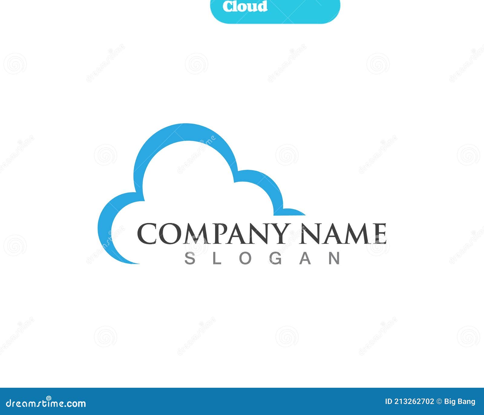 tomplate-do-logotipo-cloud-sky-ilustra-o-do-vetor-ilustra-o-de