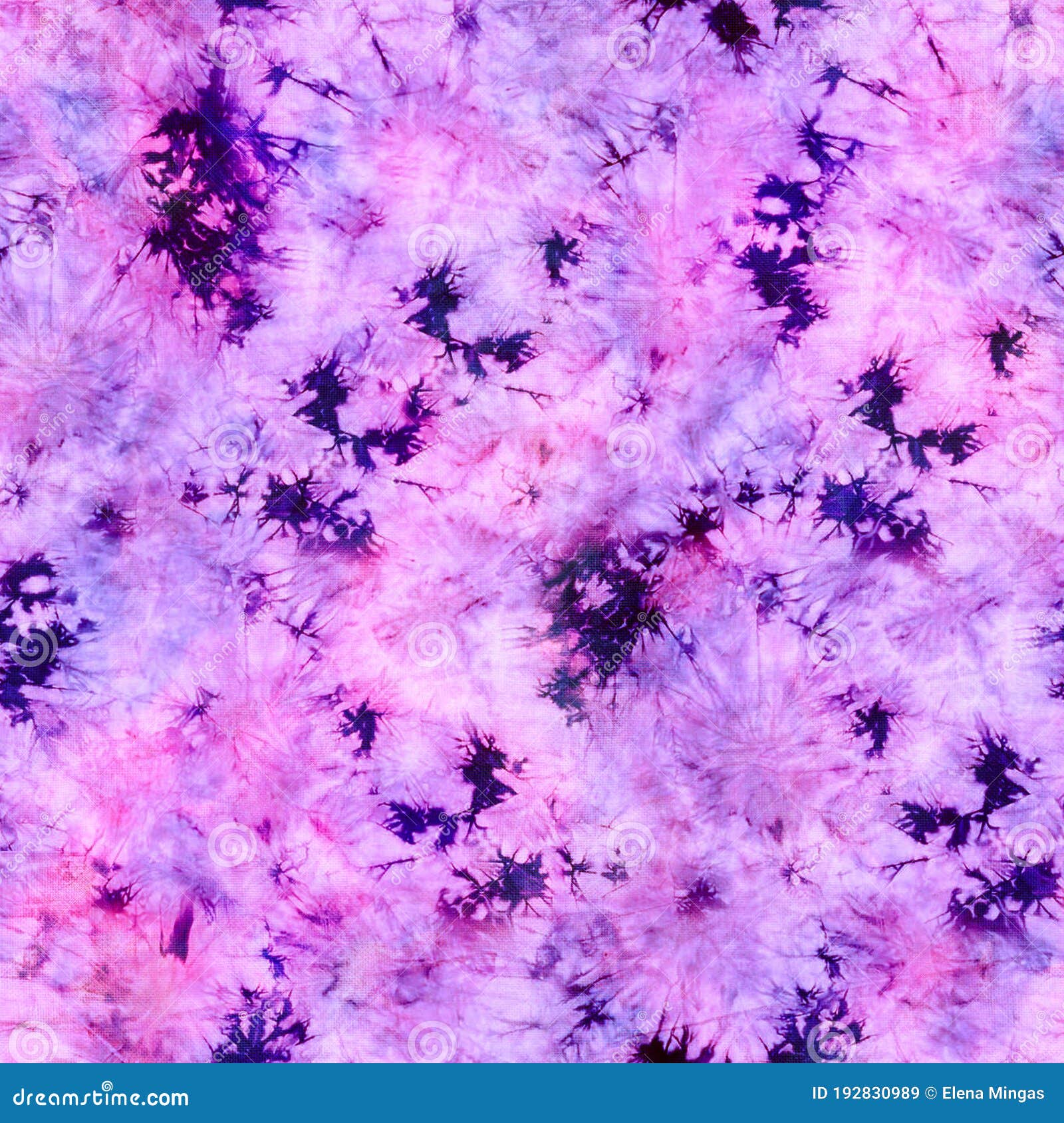 tonal purple abstract fractal tie dye print