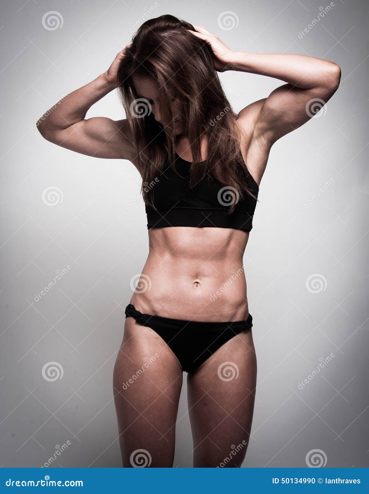 Toned female body stock photo. Image of weight, physique - 50134990