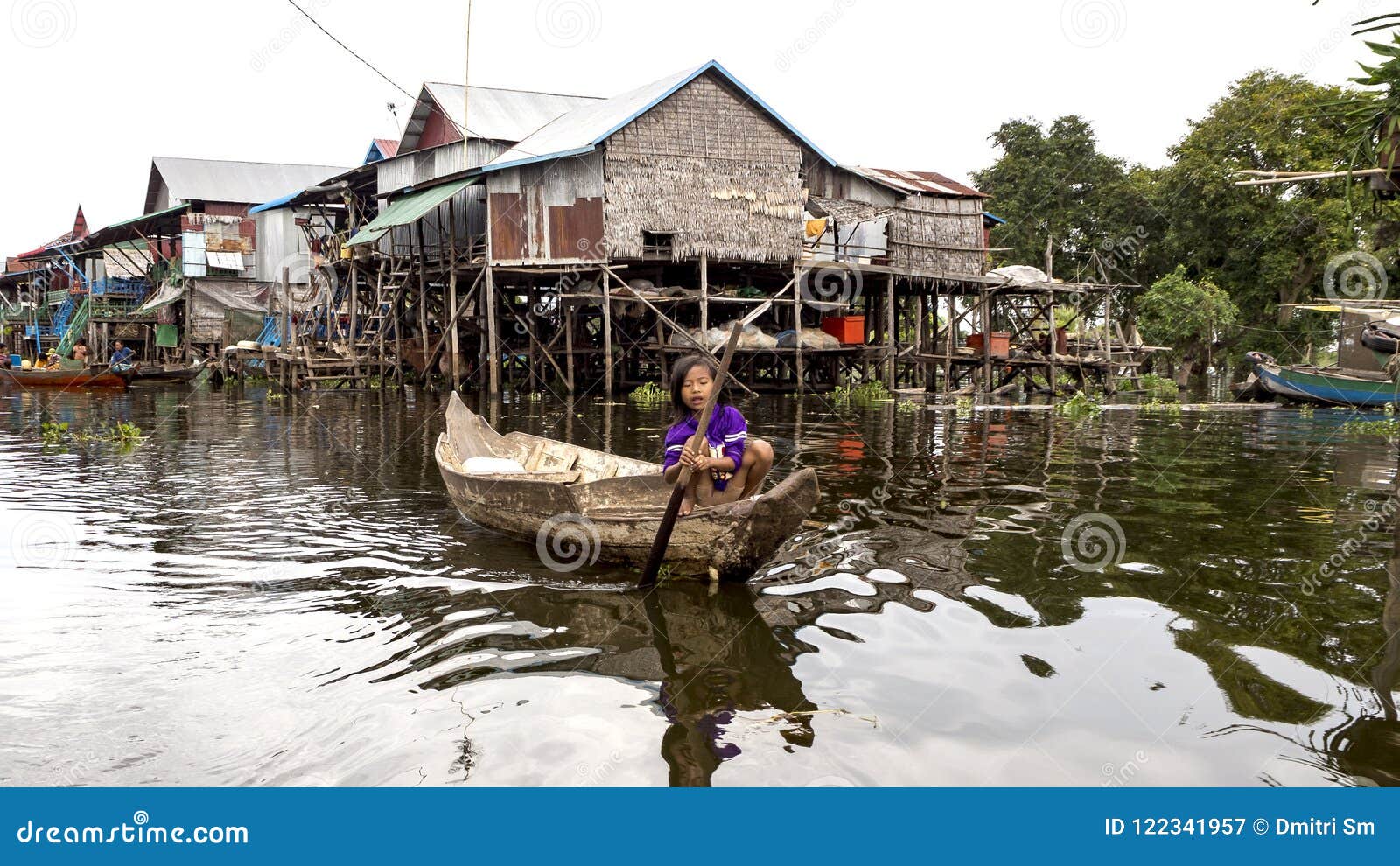 TONLE SAP LAKE. Local People Editorial Photography - Image of nautical ...