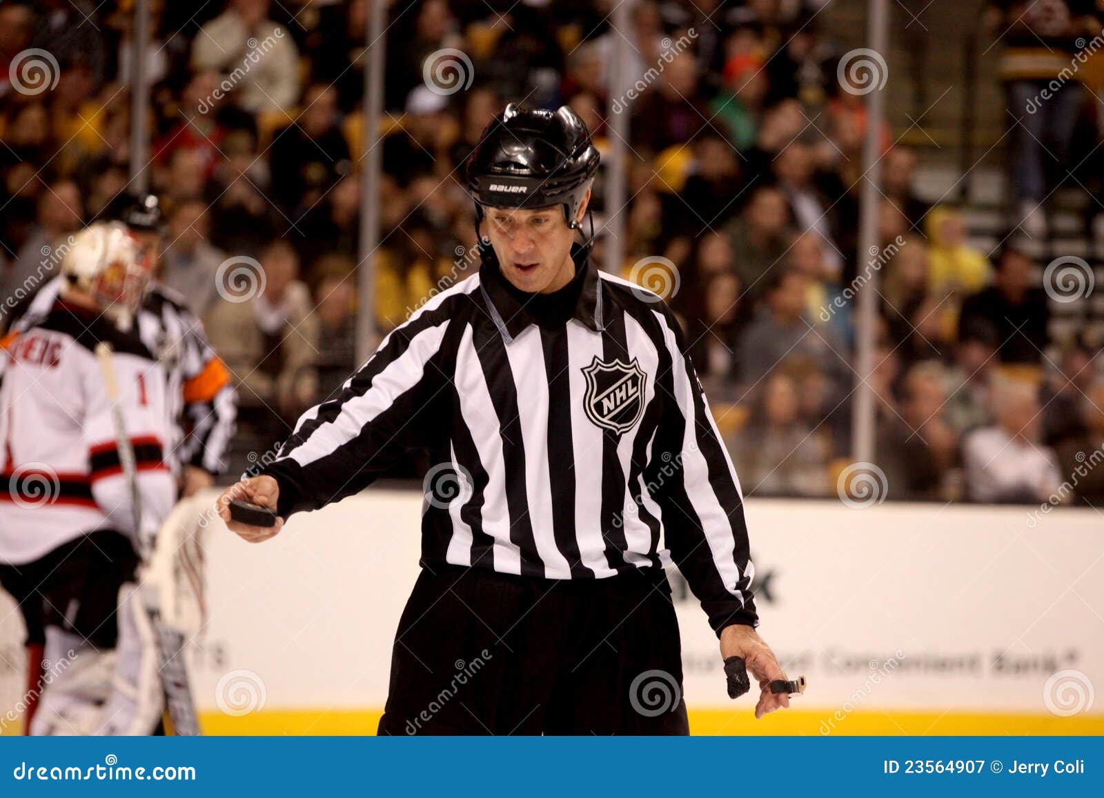 Tony Sericolo NHL Linesman editorial photography. Image of linesman