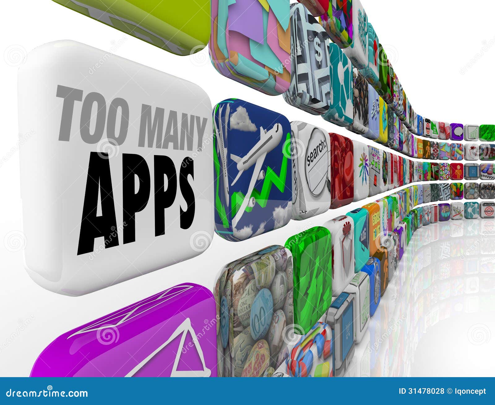 too many apps software programs oversupply glut surplus
