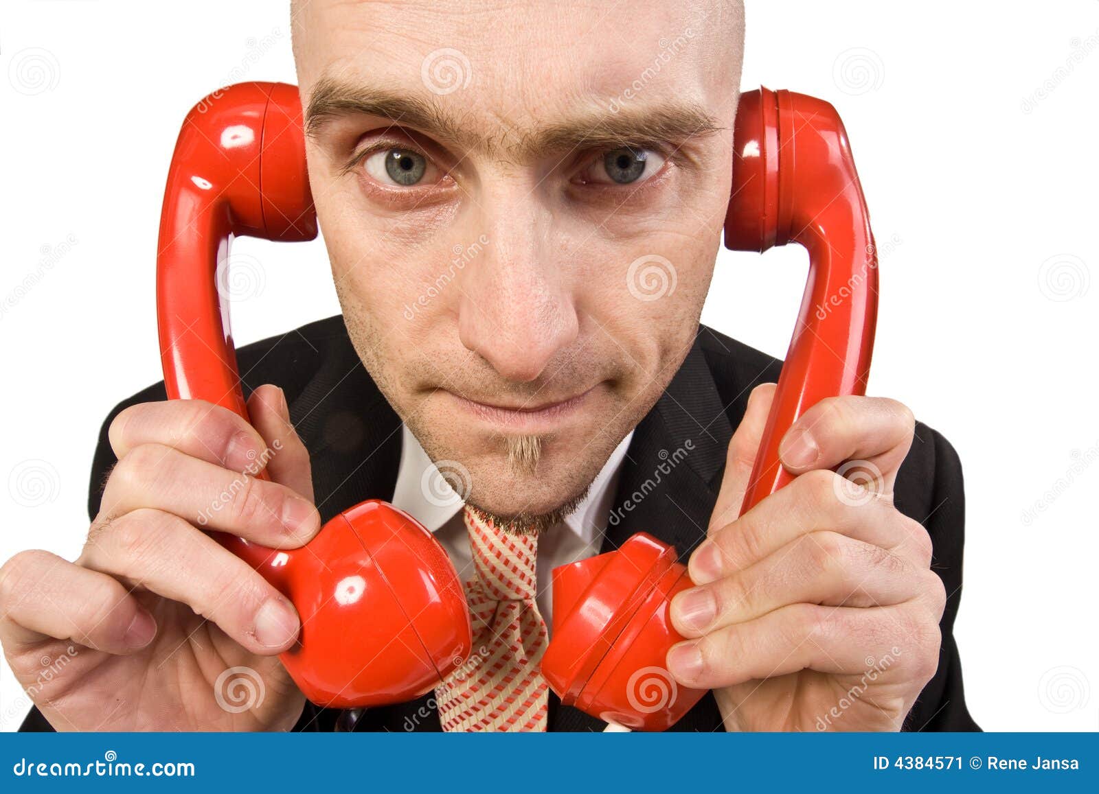 Too Many Phone Calls Stock Image Image 4384571