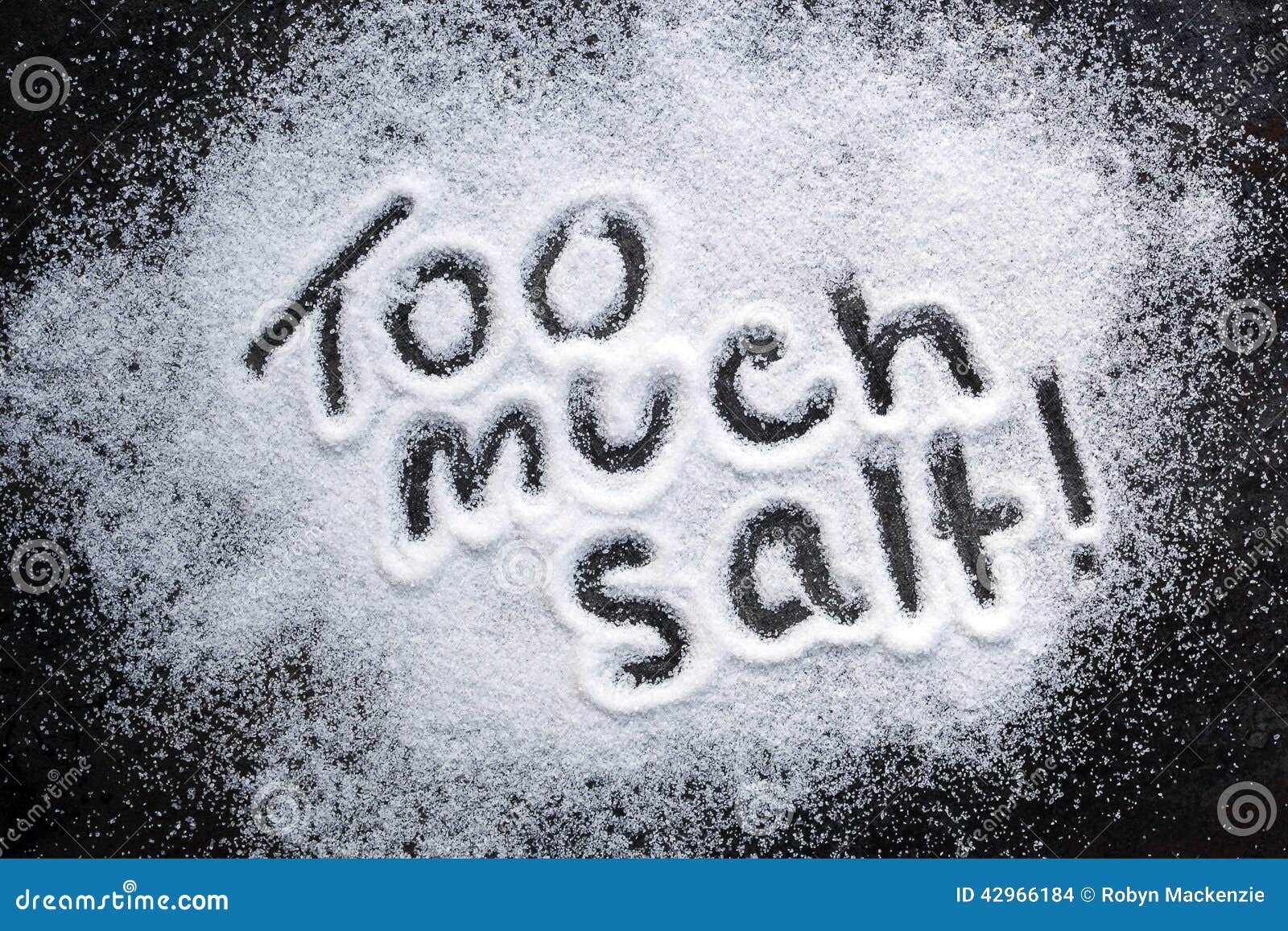 Too Much Salt Stock Photo - Image: 42966184