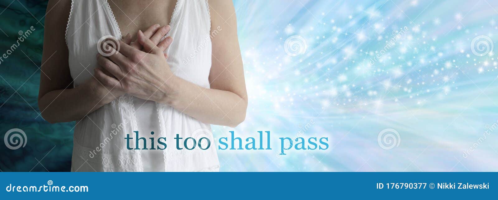 and this, too, shall pass concept banner
