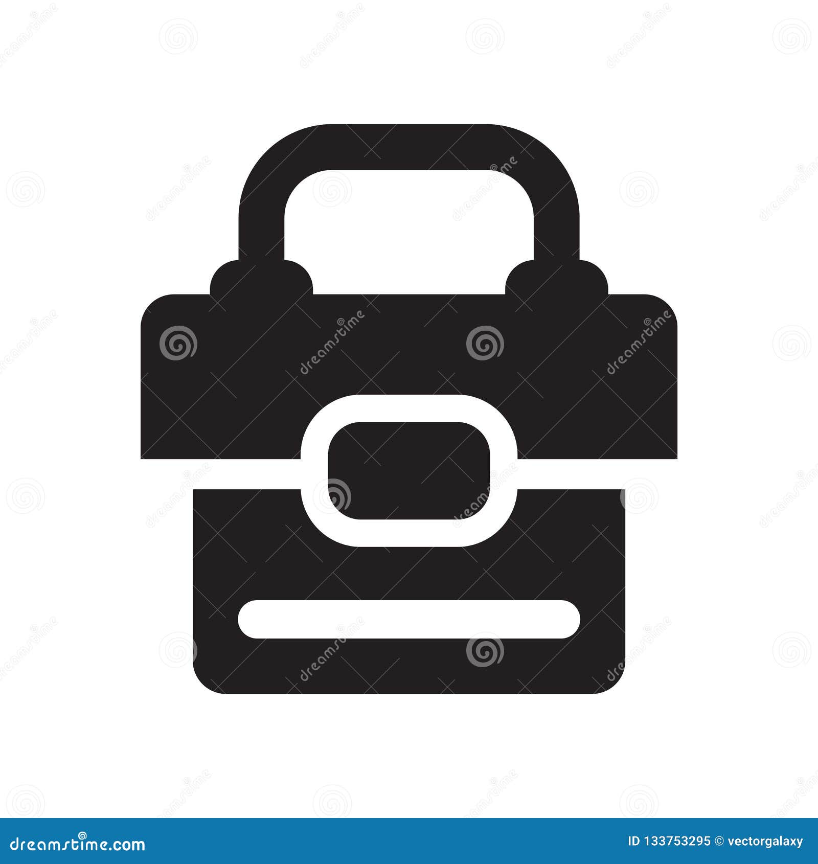 Tool Bag Icon Vector Isolated on White Background, Tool Bag Sign Stock