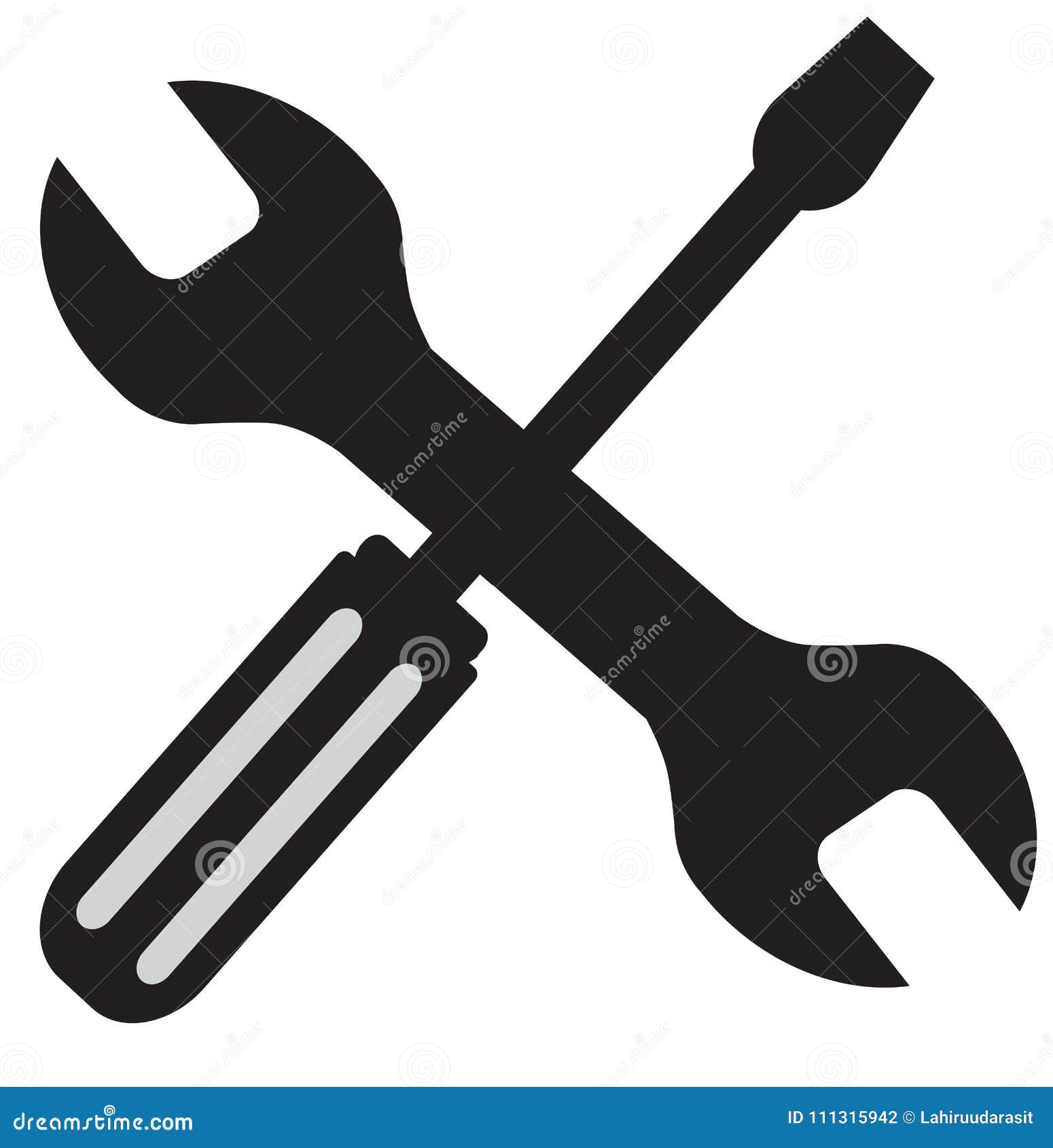 tool icon silhouette