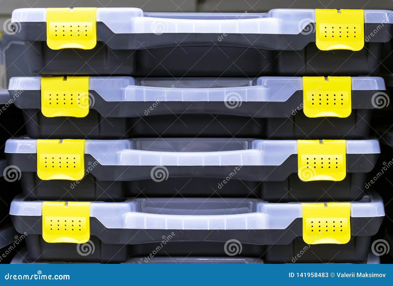 Tool Kits in the Building Materials Store Stock Image Image of tools